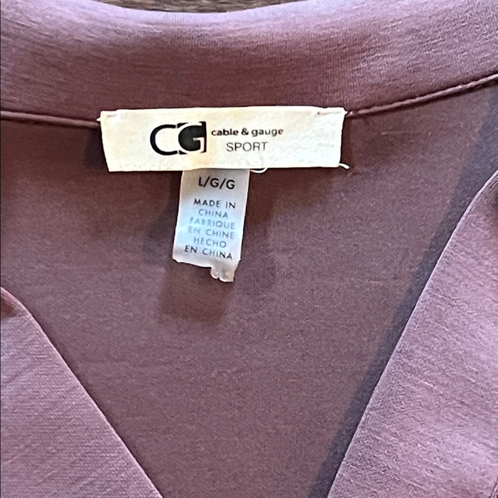 Cable & Gauge Dusty Plum Wrap Dress - Picture 2 of 11